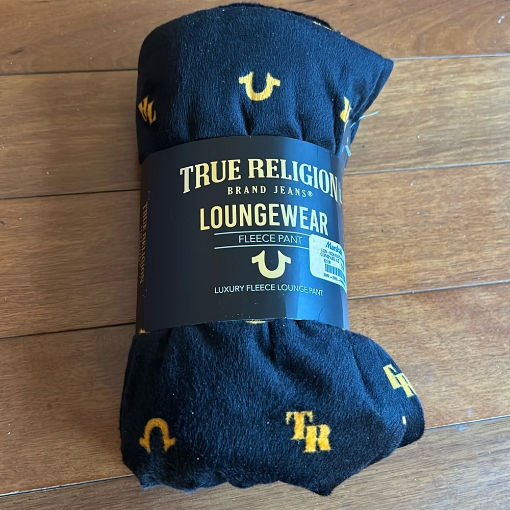 True Religion Lounge Pajama Pants Mens New Logo Horseshoe TR